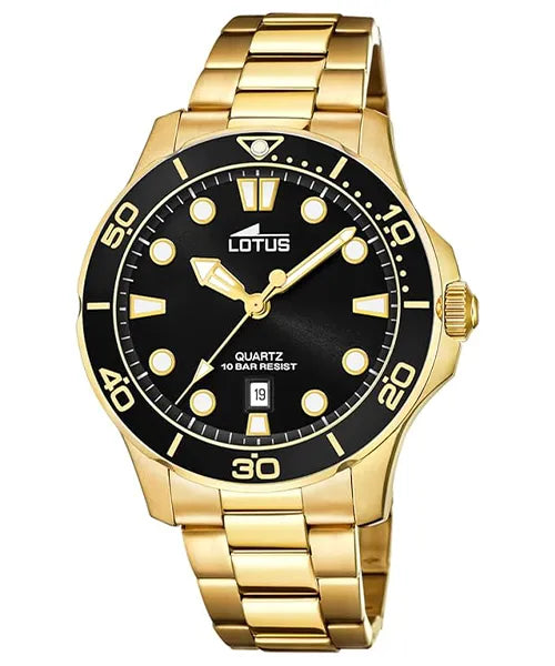 LOTUS Gold EXCELLENT STAINLESS STEEL WATCH FOR MEN