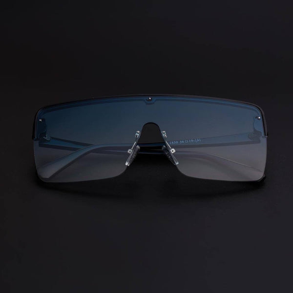 FULL BLACK UNISEX SUNGLASSES - FANCY-HULX