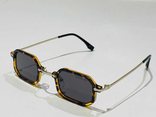 BLACK FRAME WITH RED LENSES UNISEX SUNGLASSES - xo mini