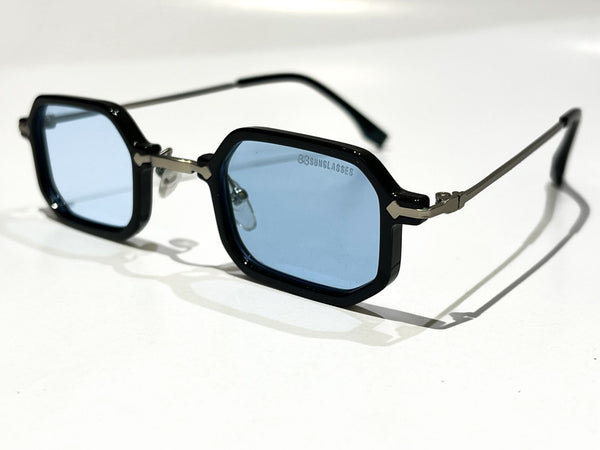 BLACK FRAME WITH RED LENSES UNISEX SUNGLASSES - ox mini