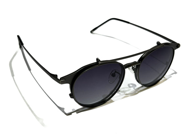 brown FRAME WITH black LENSES UNISEX SUNGLASSES -axis