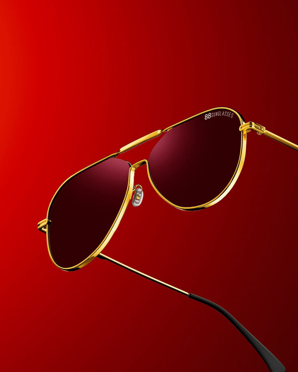 18K Gold Plated UNISEX SUNGLASSES -AVX